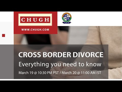 Webinar on Cross Border Divorce- Everything you need to know