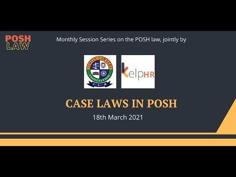 Session Series on Posh Law, jointly by ILA & KelpHR