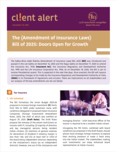 Cyril Amarchand Mangaldas-Client-Alert-The-Amendment-of-Insurance-Laws-Dec-25