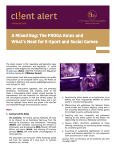 CAM -Client-Alert-Gaming-October 2025