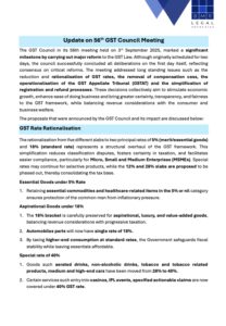 GST56th Council Update